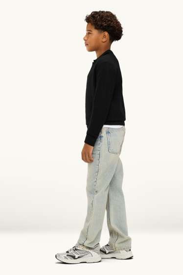 Kinder Jungen - Relaxed Jeans - helljeansblau
