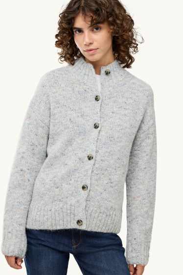 Women - Cardigan - light blue-melange