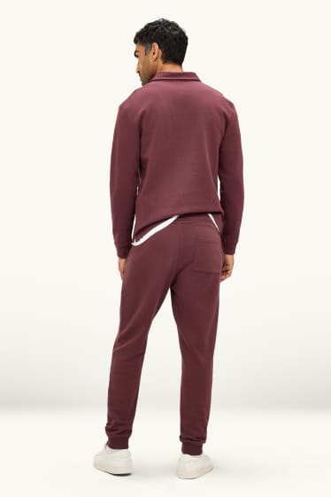 Herren - Jogginghose - dunkelrot