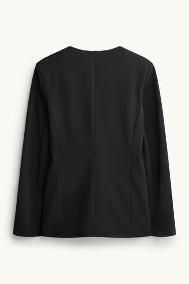 Dames - Business-blazer - regular fit - zwart