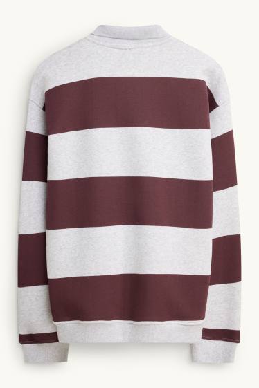 Men - Sweatshirt - gray / brown