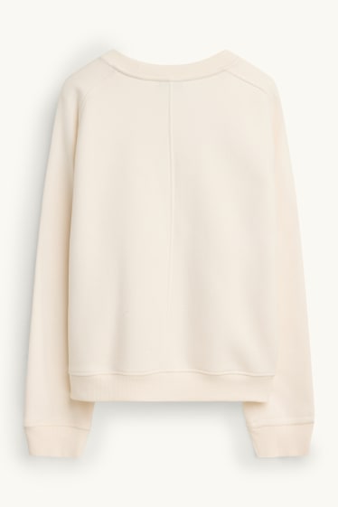Damen - Sweatshirt - cremeweiß