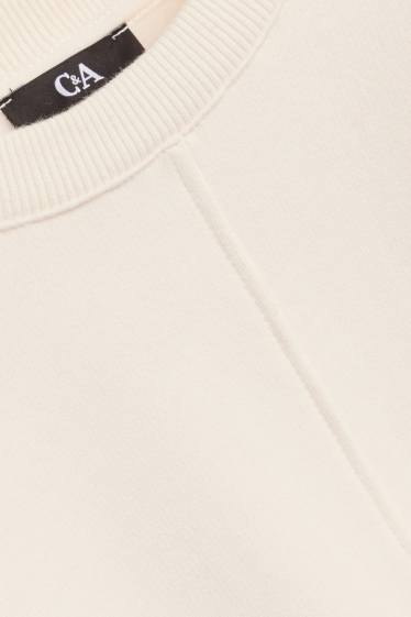 Damen - Sweatshirt - cremeweiß