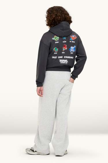 Kinderen: jongens - Joggingbroek - licht grijs-mix