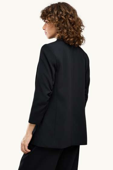 Dames - Business-blazer - regular fit - donkerblauw