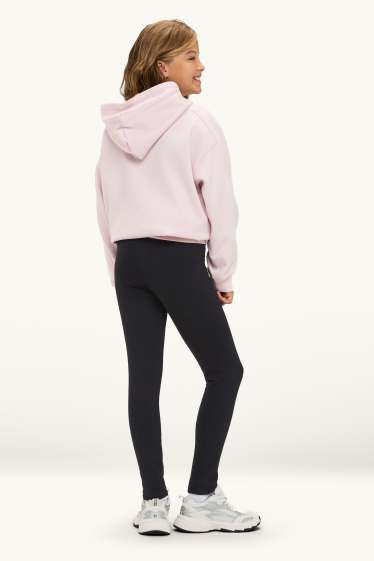 Enfants filles - Lot de 3 - leggings - noir