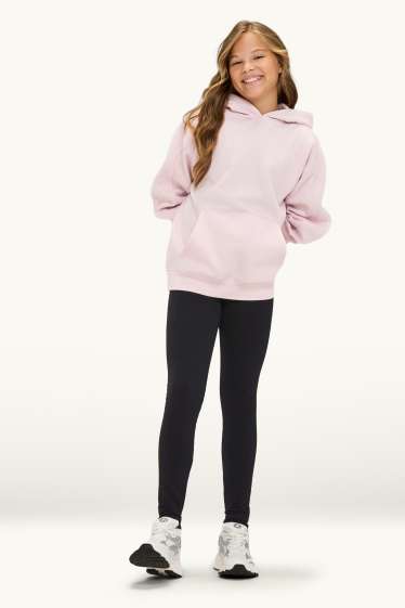 Enfants filles - Lot de 3 - leggings - noir