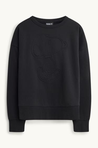 Women - Sweatshirt - Snoopy - black