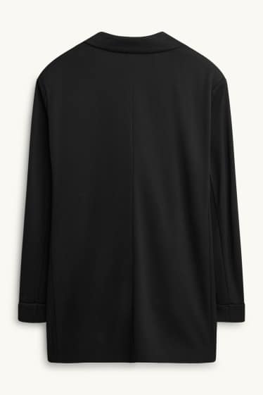 Femmes - Blazer long - curvy fit - noir