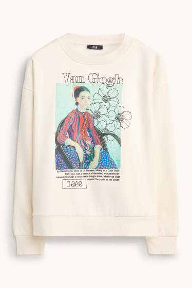 Femmes - Sweat - Vincent van Gogh - blanc crème