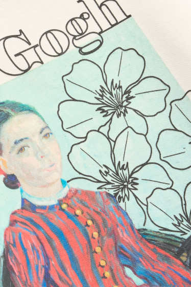 Femmes - Sweat - Vincent van Gogh - blanc crème