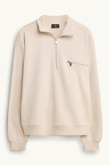 Hommes - Sweat - beige