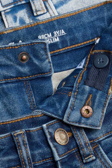 Nen - Paquet de 3 - Slim Jeans - texans tèrmics - texà blau