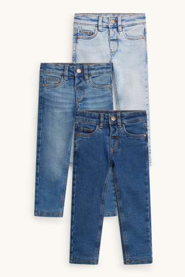 Nen - Paquet de 3 - Slim Jeans - texans tèrmics - texà blau