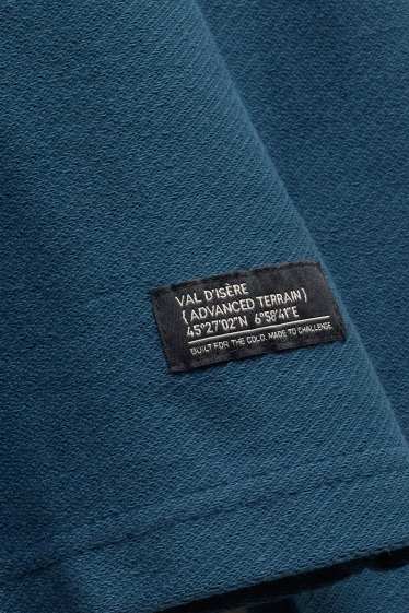 Bărbați - Tricou cu mânecă lungă - relaxed fit - albastru închis
