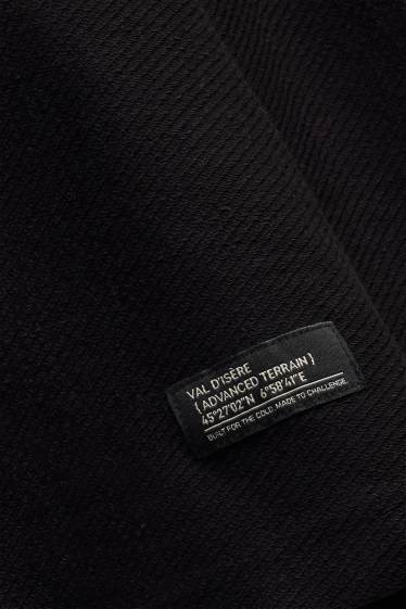 Bărbați - Tricou cu mânecă lungă - relaxed fit - negru