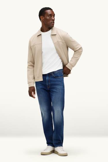Heren - Straight jeans - jeansblauw