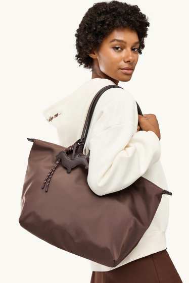 Femmes - Grand cabas - beige clair
