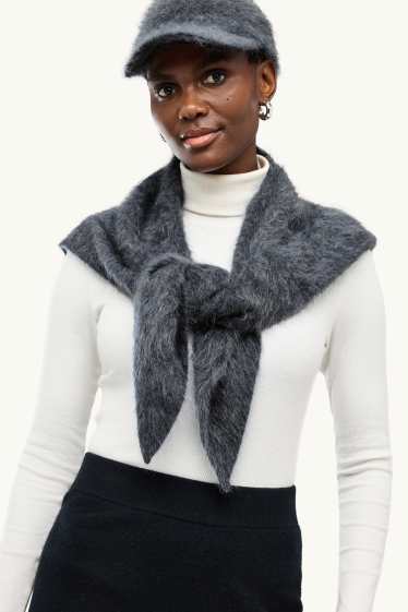 Dona - Fulard de caixmir - gris jaspiat