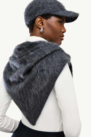 Dona - Fulard de caixmir - gris jaspiat