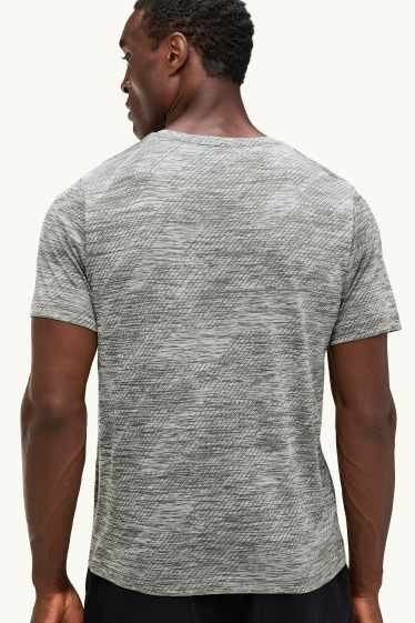 Hommes - Haut de sport - regular fit - gris chiné