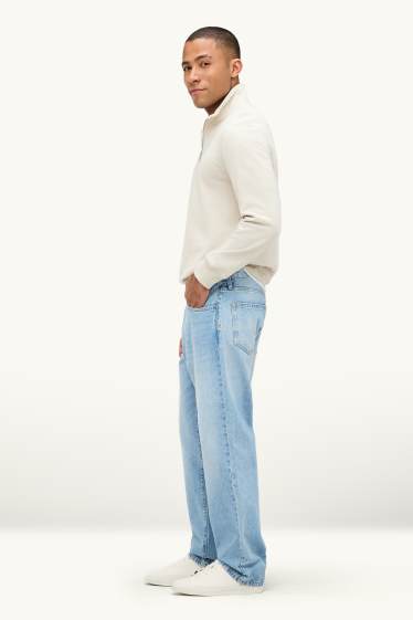 Hommes - Relaxed jean - jean bleu clair