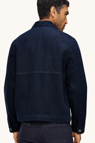Men - Denim jacket - denim-dark blue