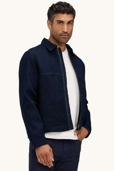 Men - Denim jacket - denim-dark blue