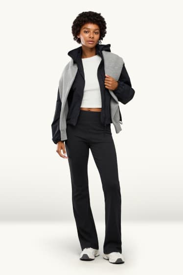 Dames - Flared legging - zwart
