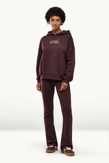 Femmes - Flared leggings - marron foncé