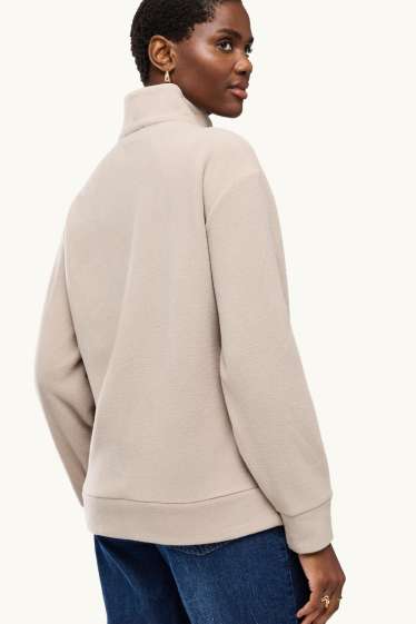 Damen - Sweatshirt - beige