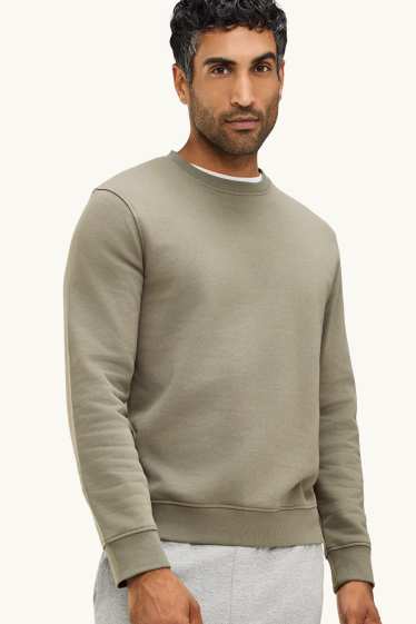 Herren - Sweatshirt - hellgrün