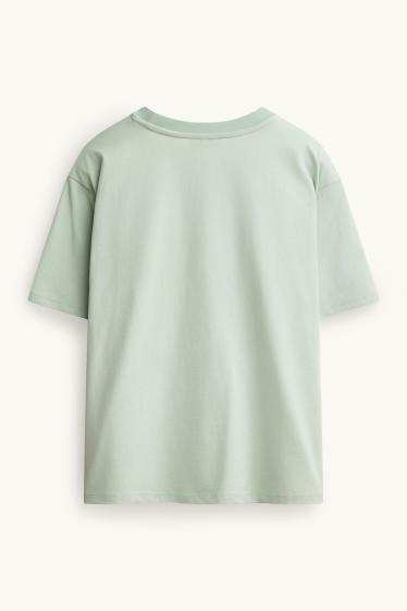 Kinder Mädchen - Kurzarmshirt - hellgrün