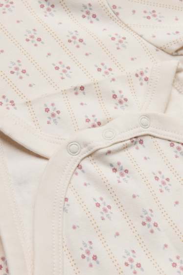 Bébés filles - Petites fleurs - body bébé - rose