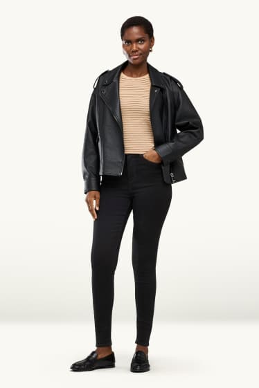 Women - Jegging jeans - high waist - black