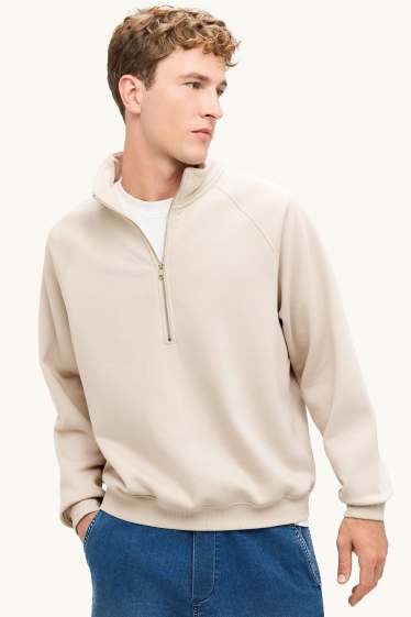 Men - Sweatshirt - cremewhite
