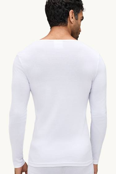 Uomo - Confezione da 2 - maglia intima - bianco neve