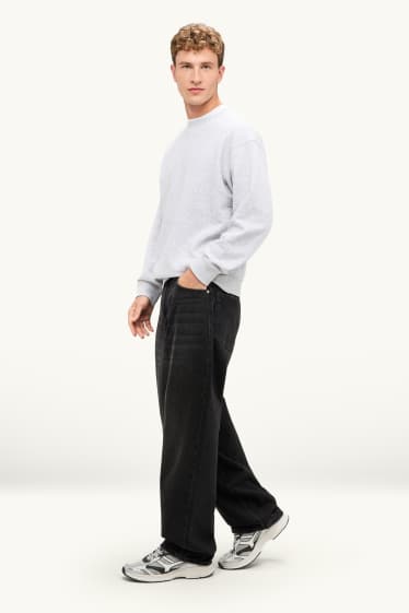 Uomo - Baggy jeans - nero