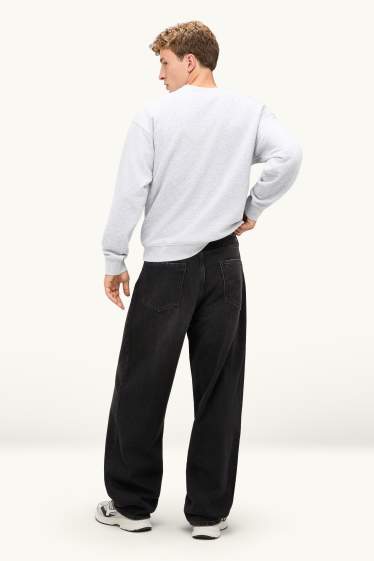 Uomo - Baggy jeans - nero
