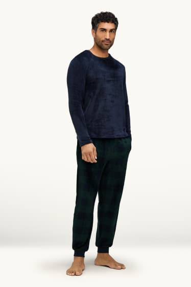 Home - Pijama - blau fosc