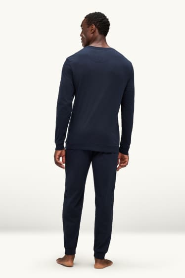 Home - Pijama - blau fosc