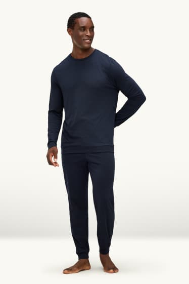 Home - Pijama - blau fosc