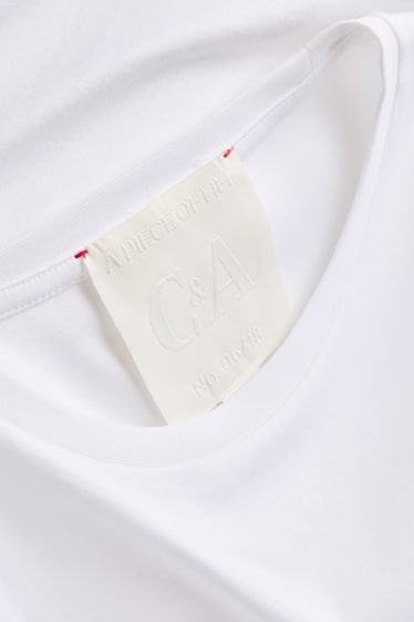 Hommes - T-shirt - regular fit - blanc