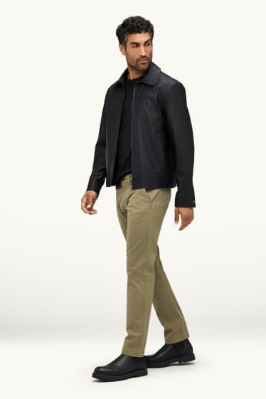 Heren - Chino - slim fit - kaki