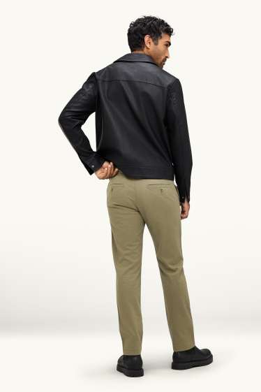 Heren - Chino - slim fit - kaki