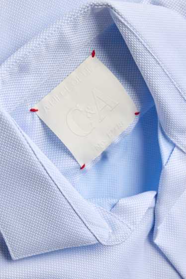 Heren - Business-overhemd - regular fit - cut away - strijkvrij - lichtblauw