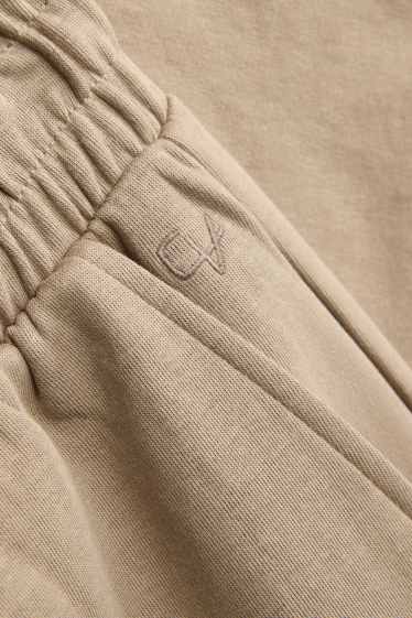 Heren - Joggingbroek - beige
