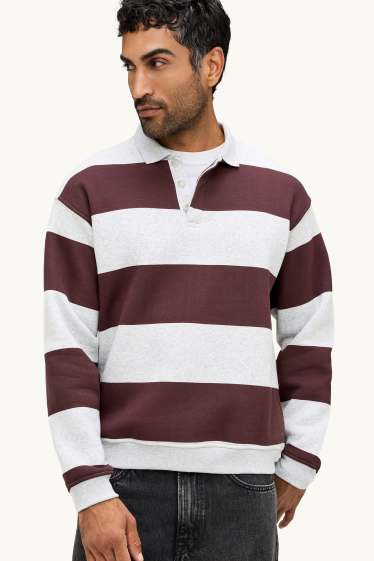 Men - Sweatshirt - gray / brown