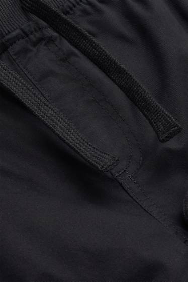 Children Boys - Thermal cargo trousers - black