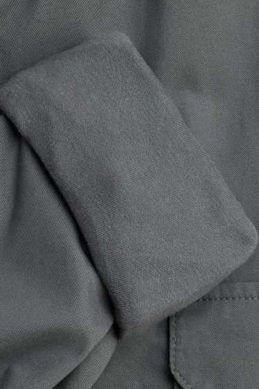 Enfants garçons - Pantalon cargo chaud - gris foncé